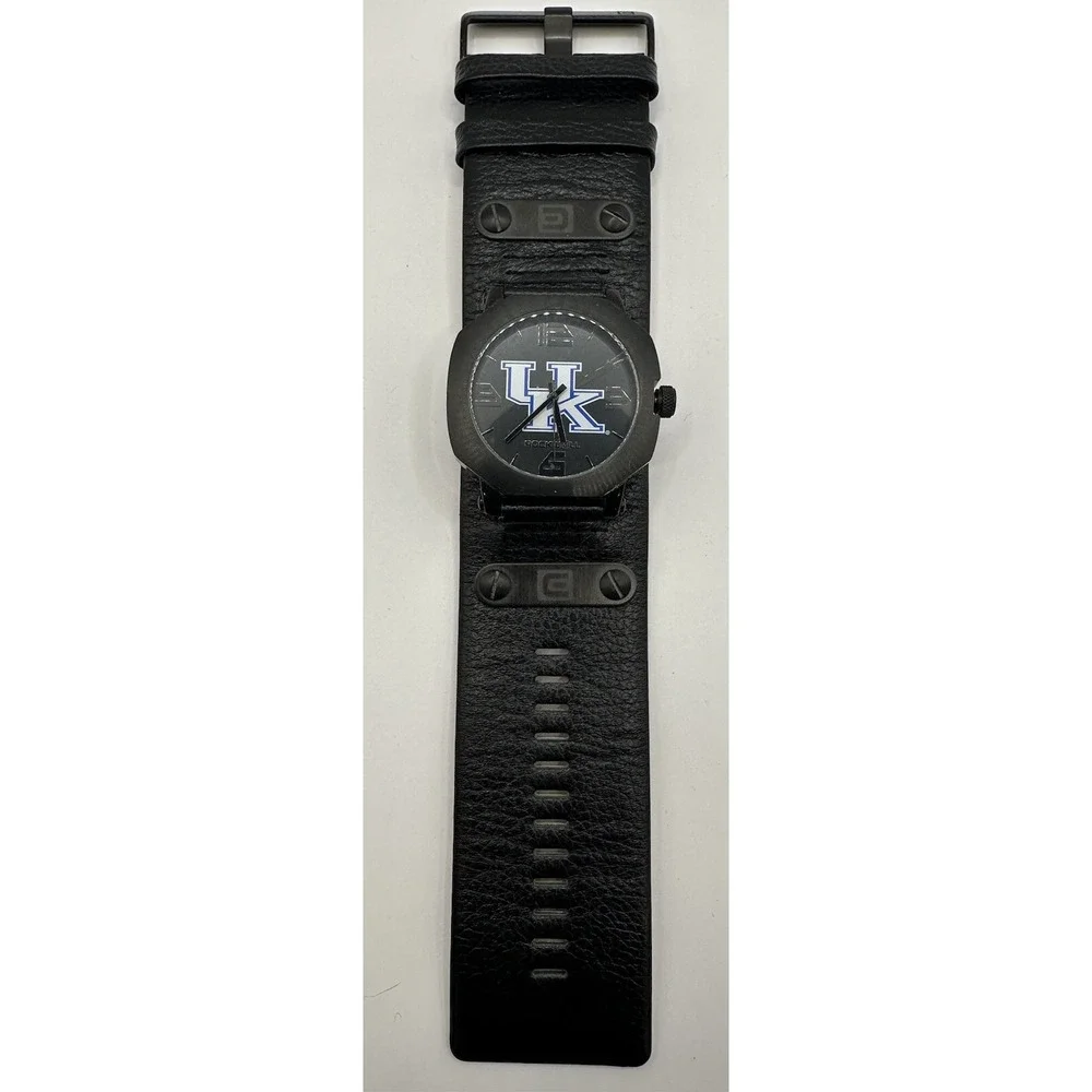 Rockwell NCAA Kentucky Wildcats Men Assassin Watch Black 45MM 8.5